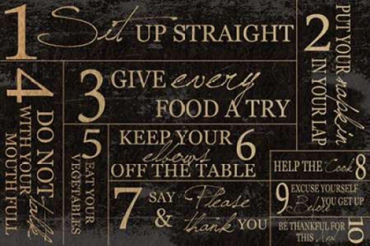 KITCHEN RULES Poster Print by Taylor Greene - Item # VARPDXTGRC035